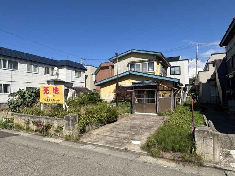 【売地】千富町2丁目　600万円　(50.01坪)　解体更地渡し